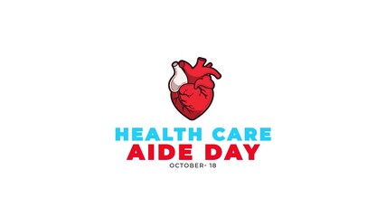 Health Care Aide Day. Heart motion.