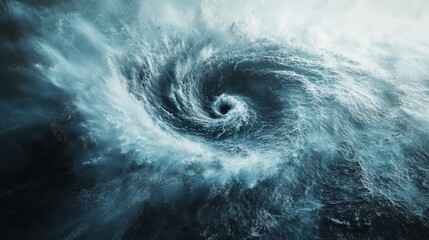 Hurricane clipart, element, 3D illustration, realistic, isolated on white background