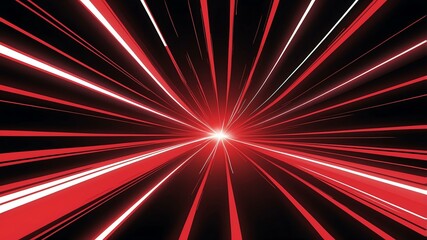 Fototapeta premium redlight lines with a sense of speed background, comic art style