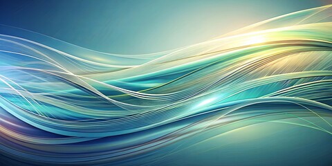 Fototapeta premium Abstract windy background with flowing lines and patterns