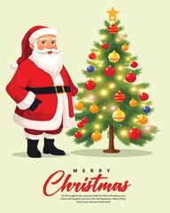 Merry Christmas social media post

