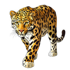 Obraz premium Amur Leopard | Icon | Anime