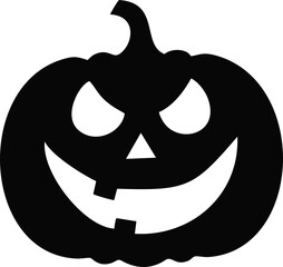 Pumkin Face Silluette