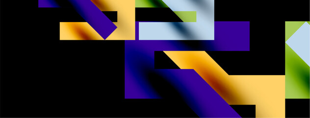 Colorful squares, lines minimal abstract background. Vector Illustration For Wallpaper, Banner, Background, Card, Book Illustration, landing page