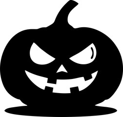Pumkin Face Silluette