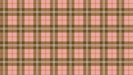 Pink tartan check pattern background clipart