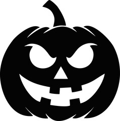 Pumkin Face Silluette