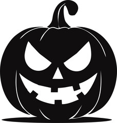 Pumkin Face Silluette