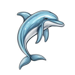 Obraz premium Dolphin | Icon | Anime