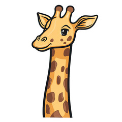 Obraz premium Giraffe | Icon | Anime