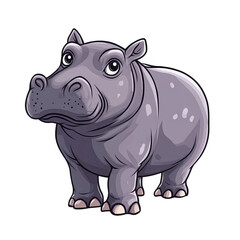 Obraz premium Hippopotamus | Icon | Anime