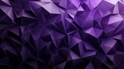 Obraz premium A dark purple background made of triangles. It looks like folded paper, with a gradual color change. This design is perfect for a business that wants a modern and geometric style.