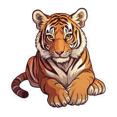 Obraz premium Malayan Tiger | Icon | Anime