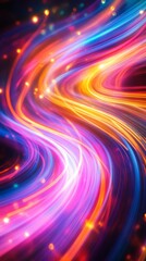 Energy Light Lines Flow 