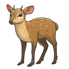Fototapeta premium Muntjac | Icon | Anime