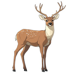 Obraz premium Pampas Deer | Icon | Anime
