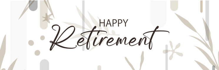 Obraz premium happy retirement card 