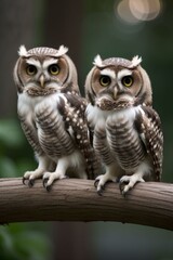 Obraz premium Baby Owls