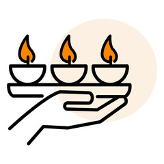 Diwali Lights and Decorations