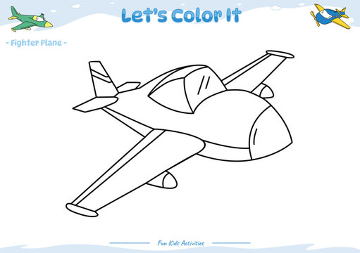 Lets color it Fighter plane