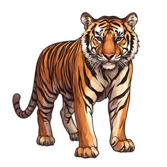Obraz premium Sumatran Tiger | Icon | Anime