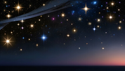 Endless mysteries in the starry heavens bright AI Generation
