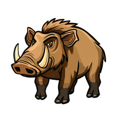 Fototapeta premium Warthog | Icon | Anime