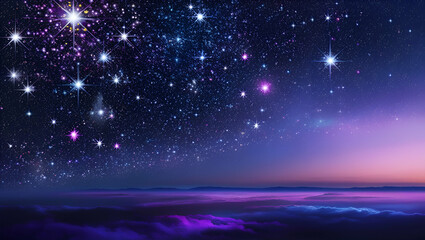 Endless mysteries in the starry heavens bright AI Generation