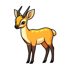 Obraz premium Yellow-backed Duiker | Icon | Anime
