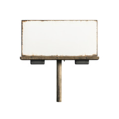 Obraz premium Vintage Billboard with Isolated