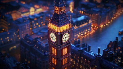 Big Ben London Night.