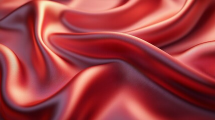 Obraz premium Red Satin Drape.