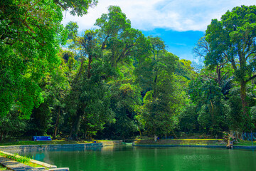 portrait of water tourism in one of the cities of Kuningan