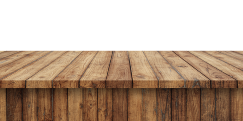 wooden table transparency background