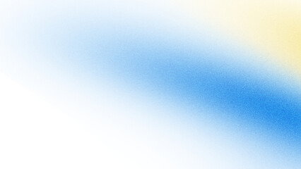 Blue yellow grainy gradient background transparent