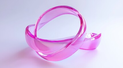 Pink cancer ribbon logo collection on white background,Breast cancer awareness ribbons,October,Pink ribbons icons isolated,National cancer survivors month,Sign Mother and World cancer day concept.