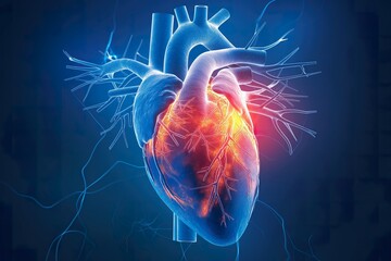 Heart health awareness visualizing the leading cardiovascular disease affecting women today