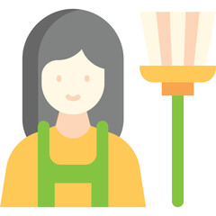 Housekeeping Staff Illustration