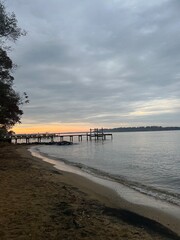 Obraz premium sunset on the beach