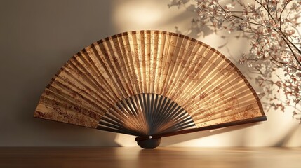 Fan & Flowers.