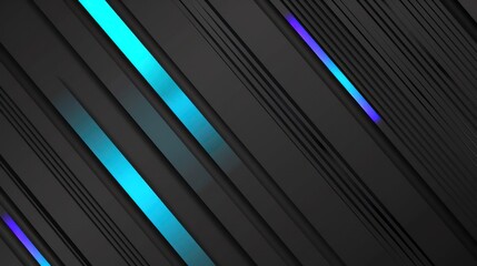 Abstract design featuring diagonal lines with a gradient of blue and purple on a dark background, suitable for digital graphics.