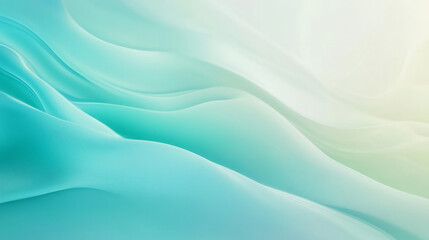 Fototapeta premium A soft blue and green background with a blurred, abstract look. It has colorful gradients and is perfect for a stylish brand guide.