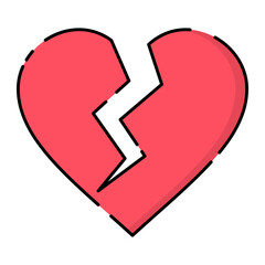 Broken Heart Icon