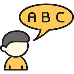 Naklejka premium Diction Sticker