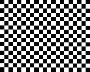 Square Black and white checkered abstract background
