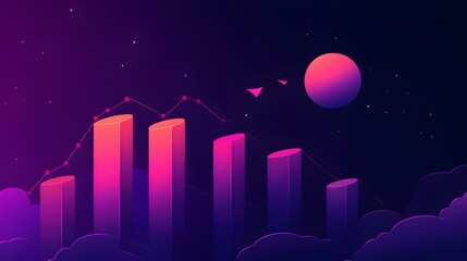 Inflation Trends Analysis, a detailed graph showcasing inflationary trends influenced by economic factors, highlighting significant data points and projections.