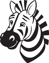  zebra vector black and white