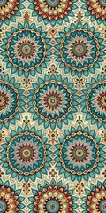 Gradient african pattern design