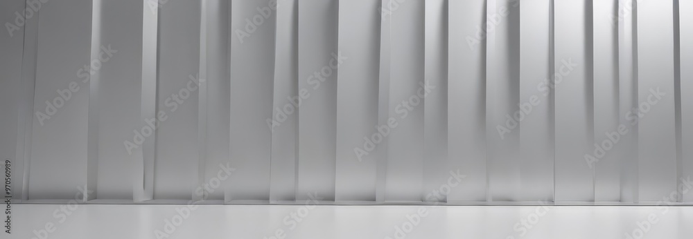 Aufkleber A minimalist design with vertical lines, creating a sense of depth and dimension.