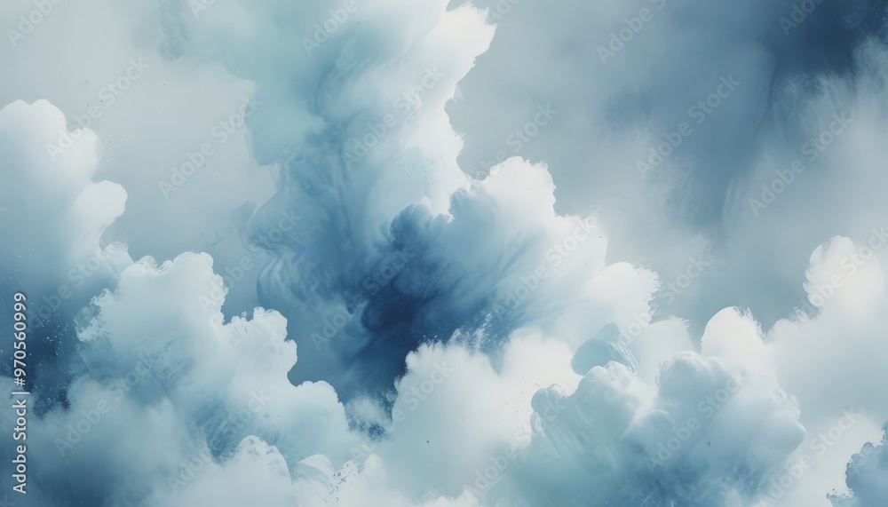 Poster a dramatic sky filled with dark, ominous clouds, creating a sense of foreboding and turbulence.
